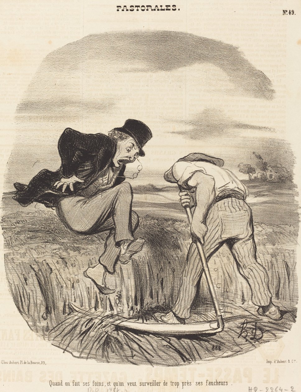 Quand on fait ses foins... - Honoré Daumier