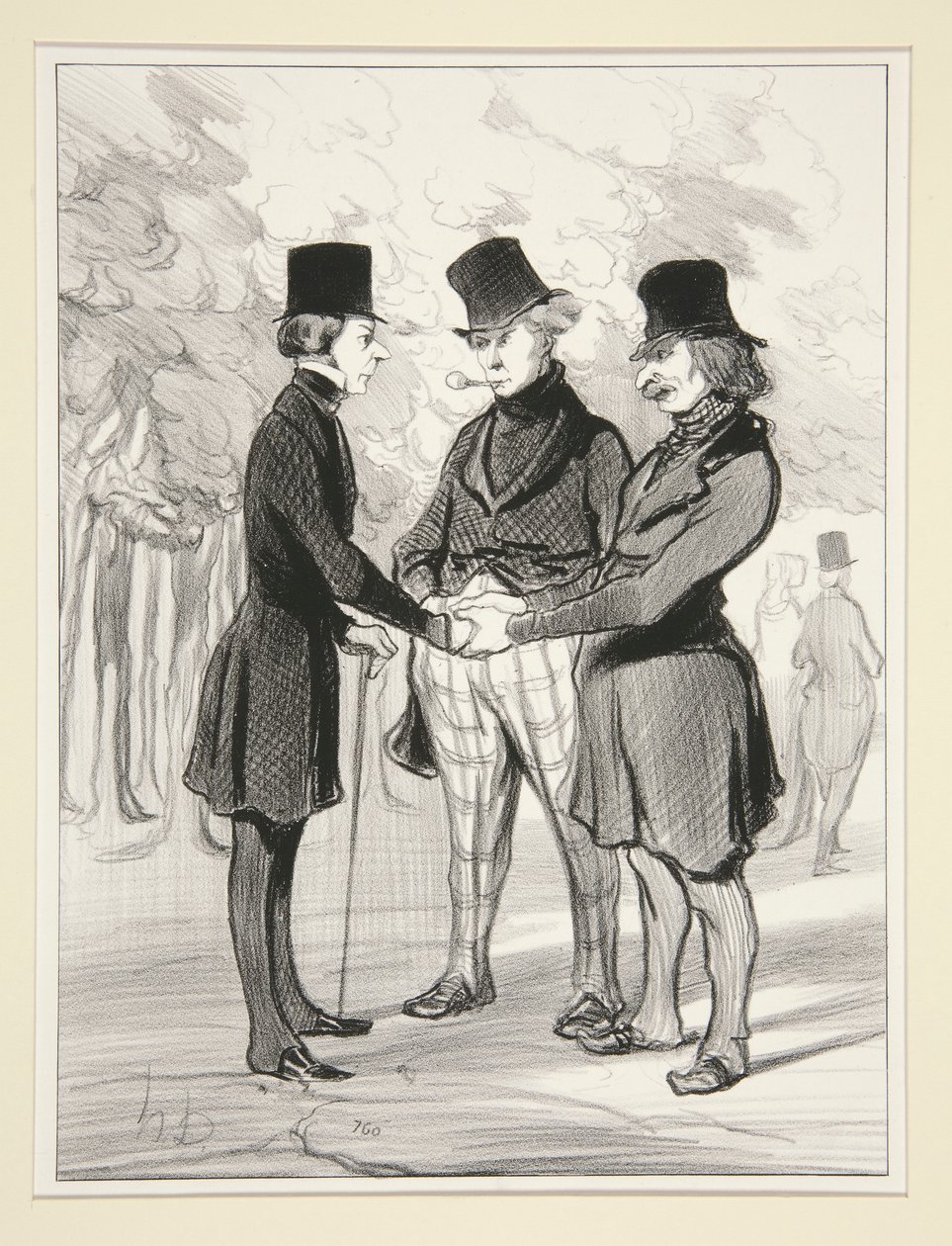 Quelle Heureuse Rencontre - Honoré Daumier