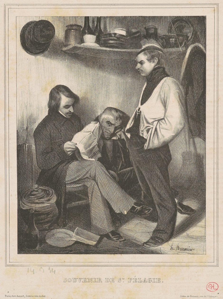 Souvenir de Ste. Pélagie - Honoré Daumier