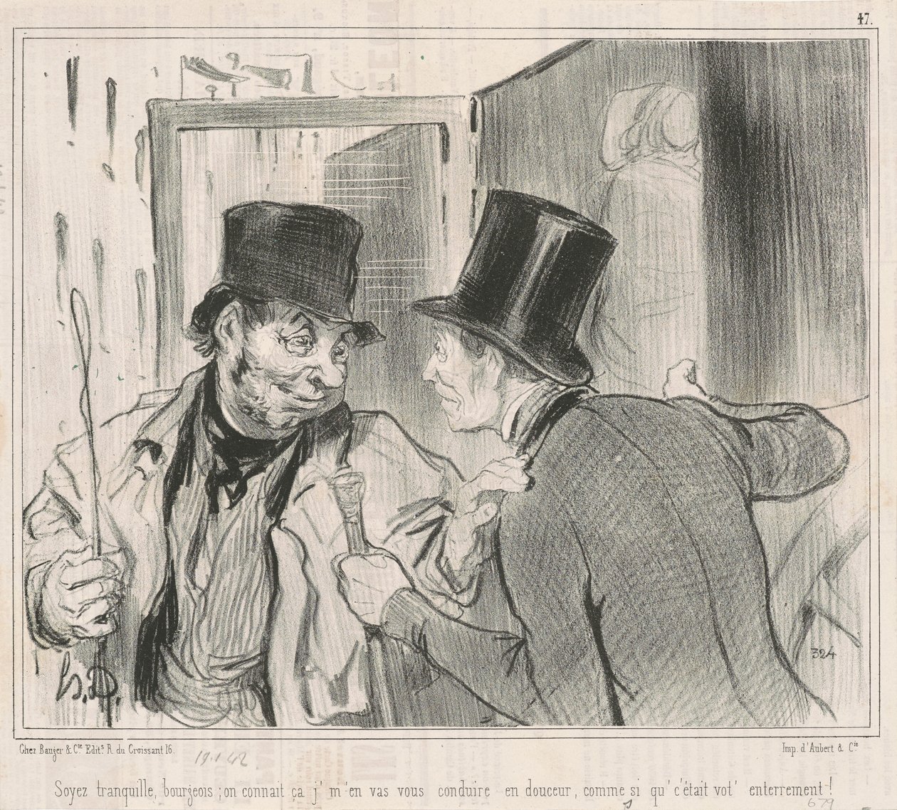 Soyez tranquille bourgeois, on connaît - Honoré Daumier