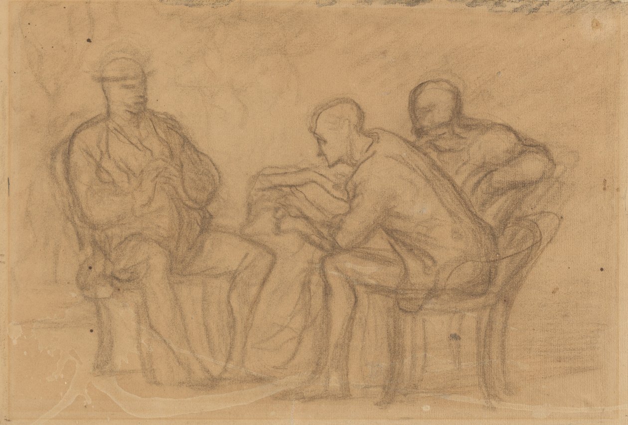 La lecture - Honoré Daumier