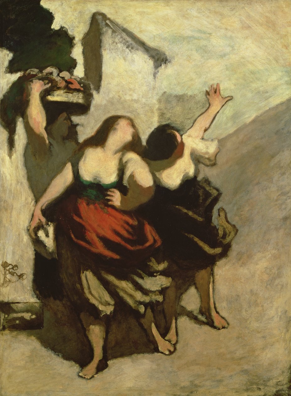 Les Ribauds (Les filles du meunier) - Honoré Daumier
