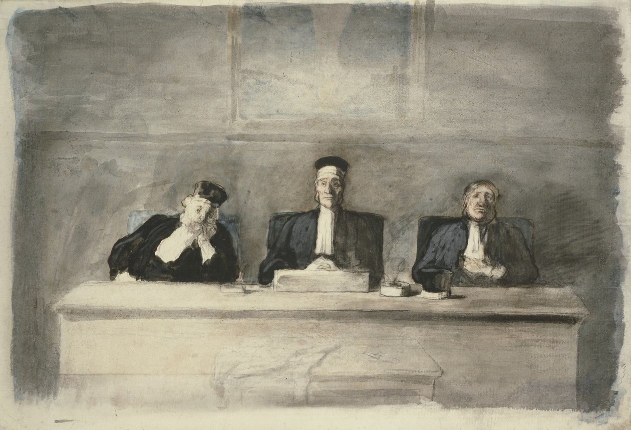 Les Trois Juges, 1858-60 - Honoré Daumier