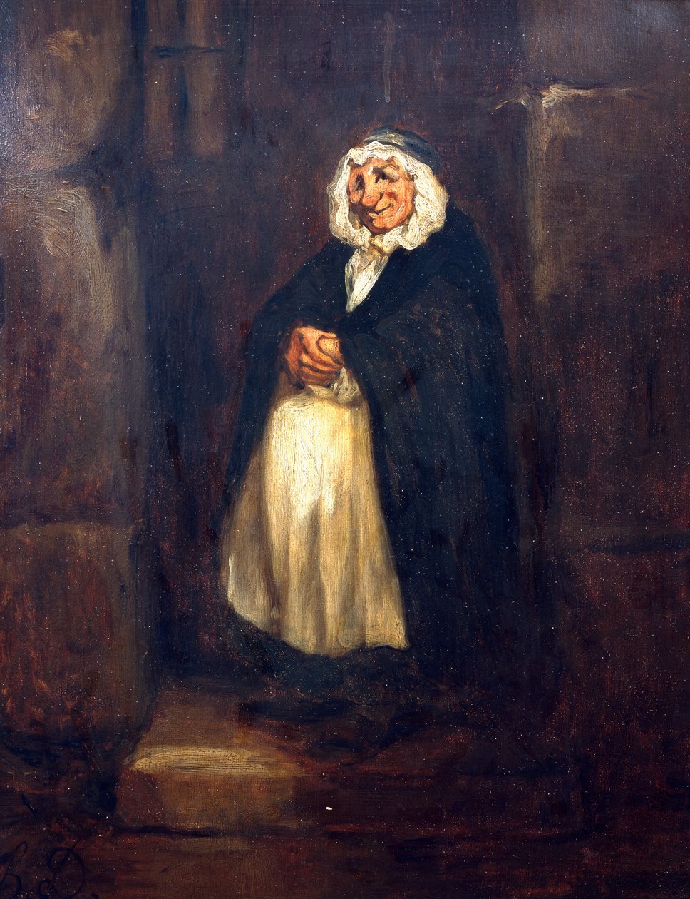 Le vieux portier - Honoré Daumier