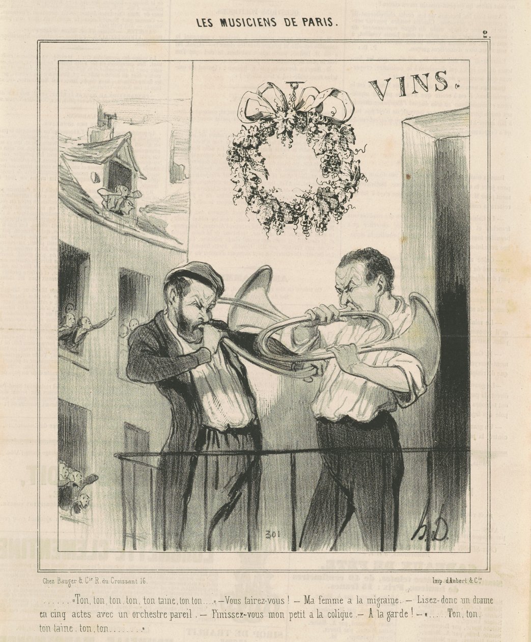 Ton, ton ... ton taine ... - Honoré Daumier