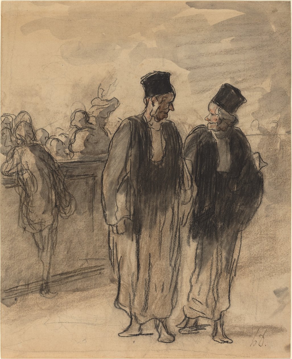 Deux avocats - Honoré Daumier