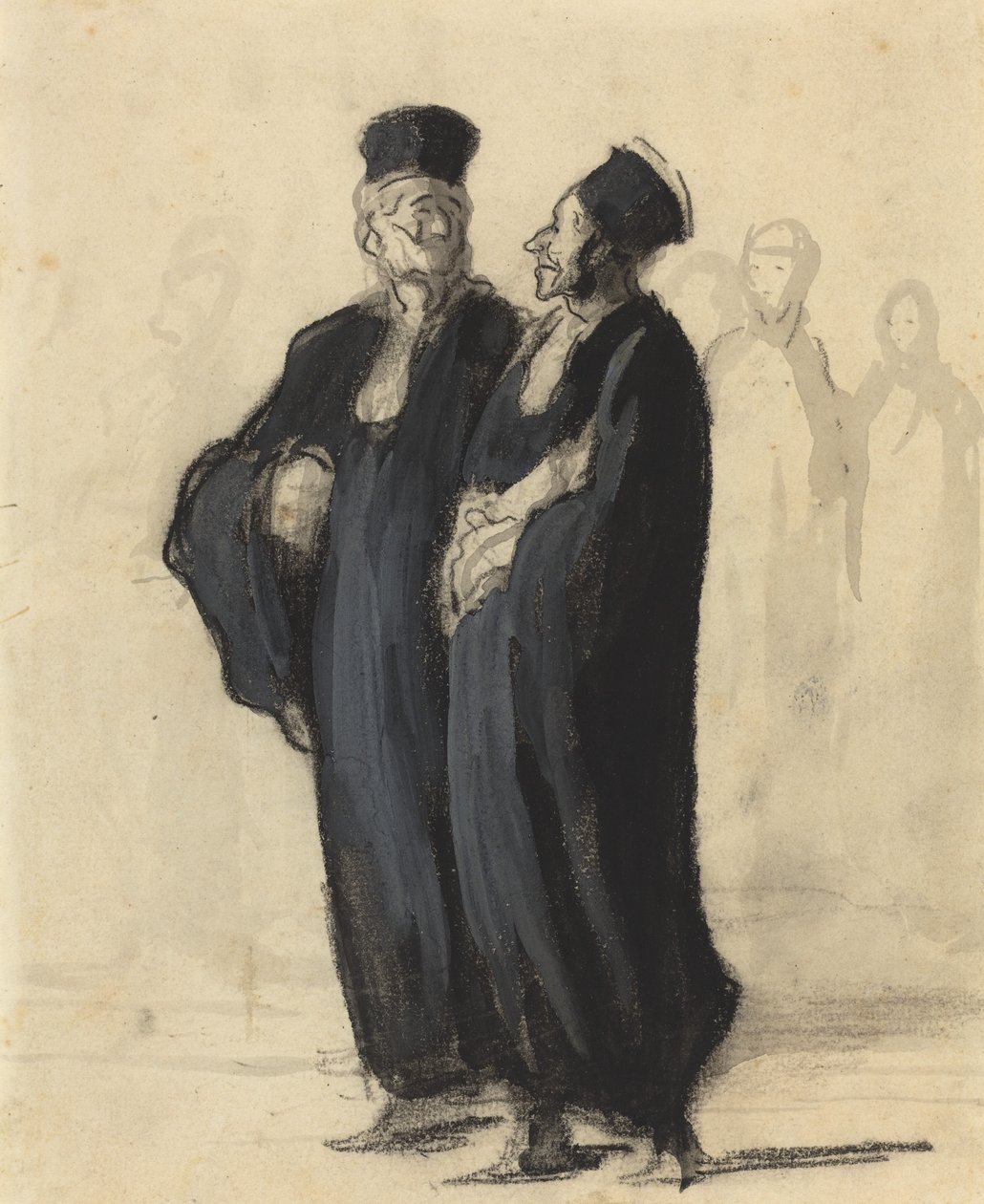 Deux avocats - Honoré Daumier