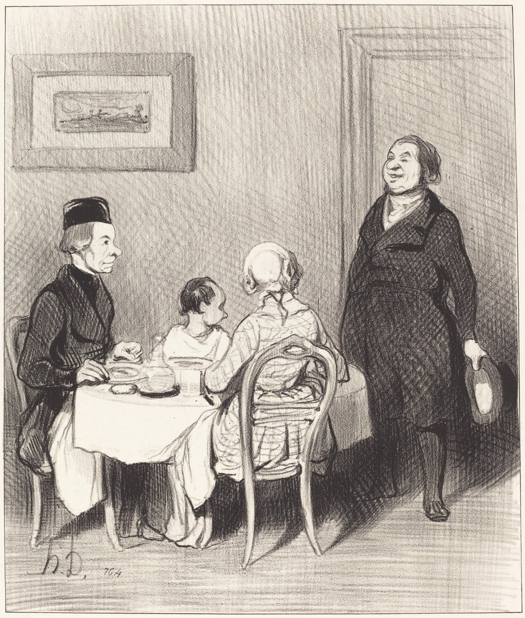Un Ami est un crocodile... - Honoré Daumier
