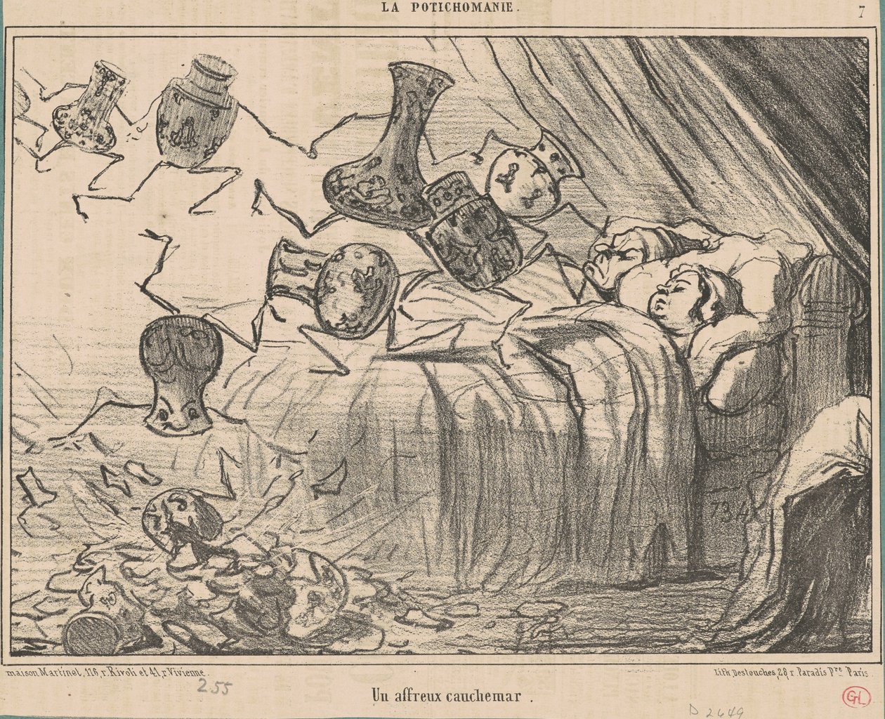 Un affreux cauchemar - Honoré Daumier