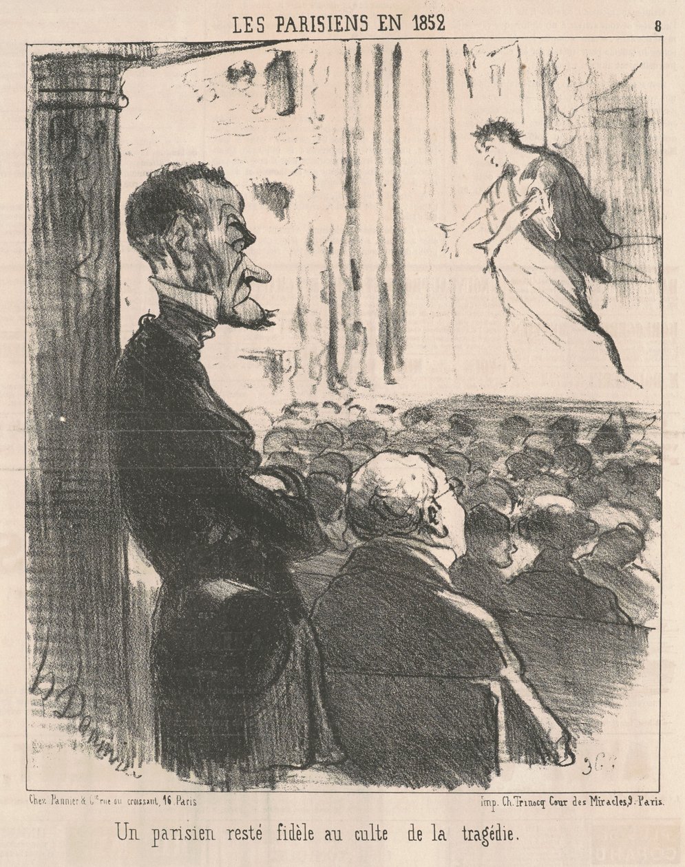 Un parisien resté fidèle ... - Honoré Daumier