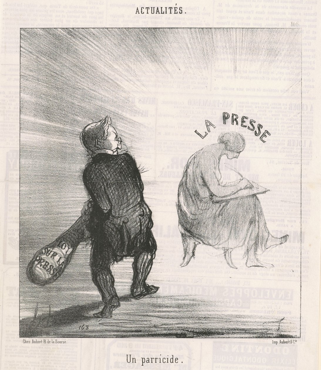 Un Parricide - Honoré Daumier