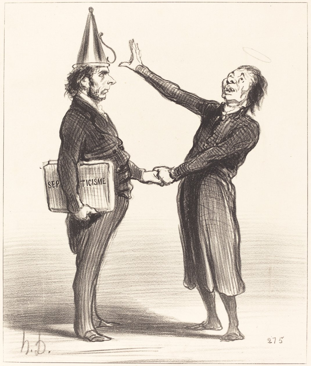 Une Alliance - Honoré Daumier