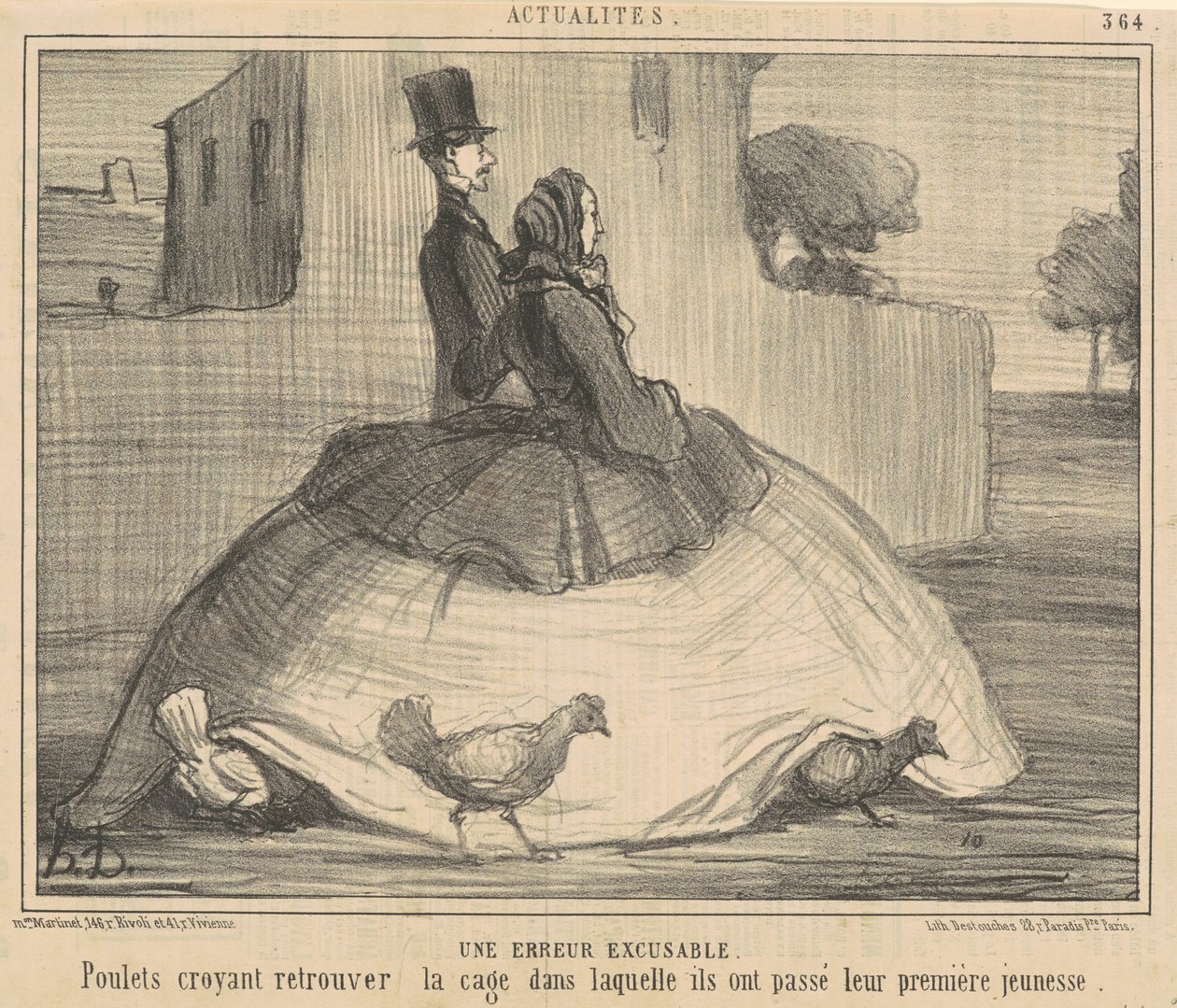 Une erreur excusable - Honoré Daumier
