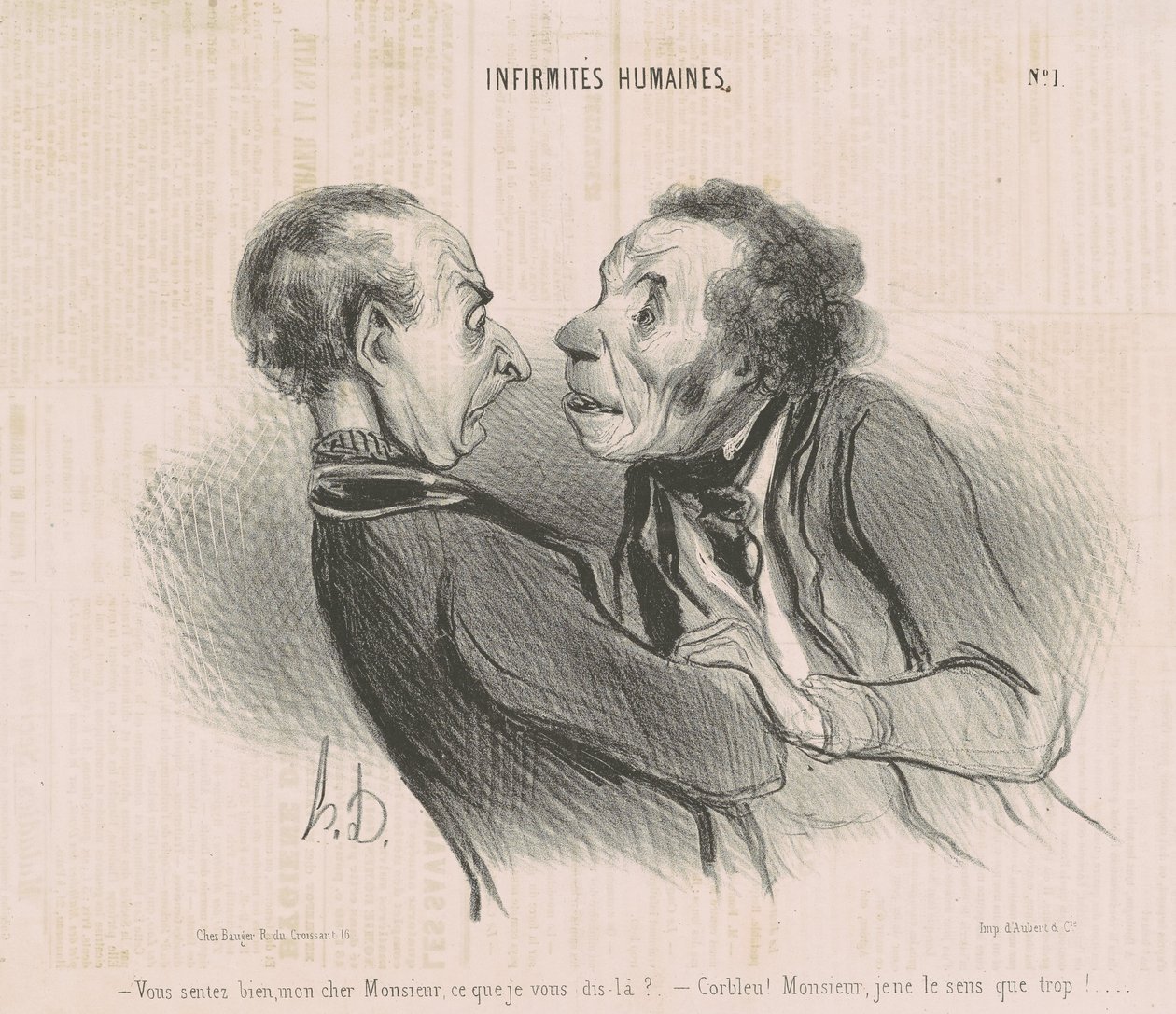 Vous sentez bien, mon cher monsieur... - Honoré Daumier
