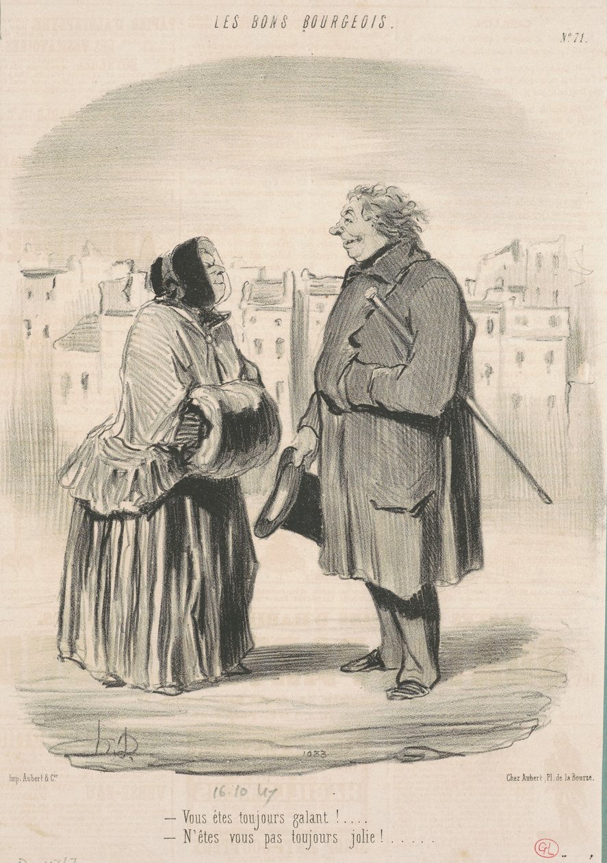 Vous êtes toujours galant! ... - Honoré Daumier