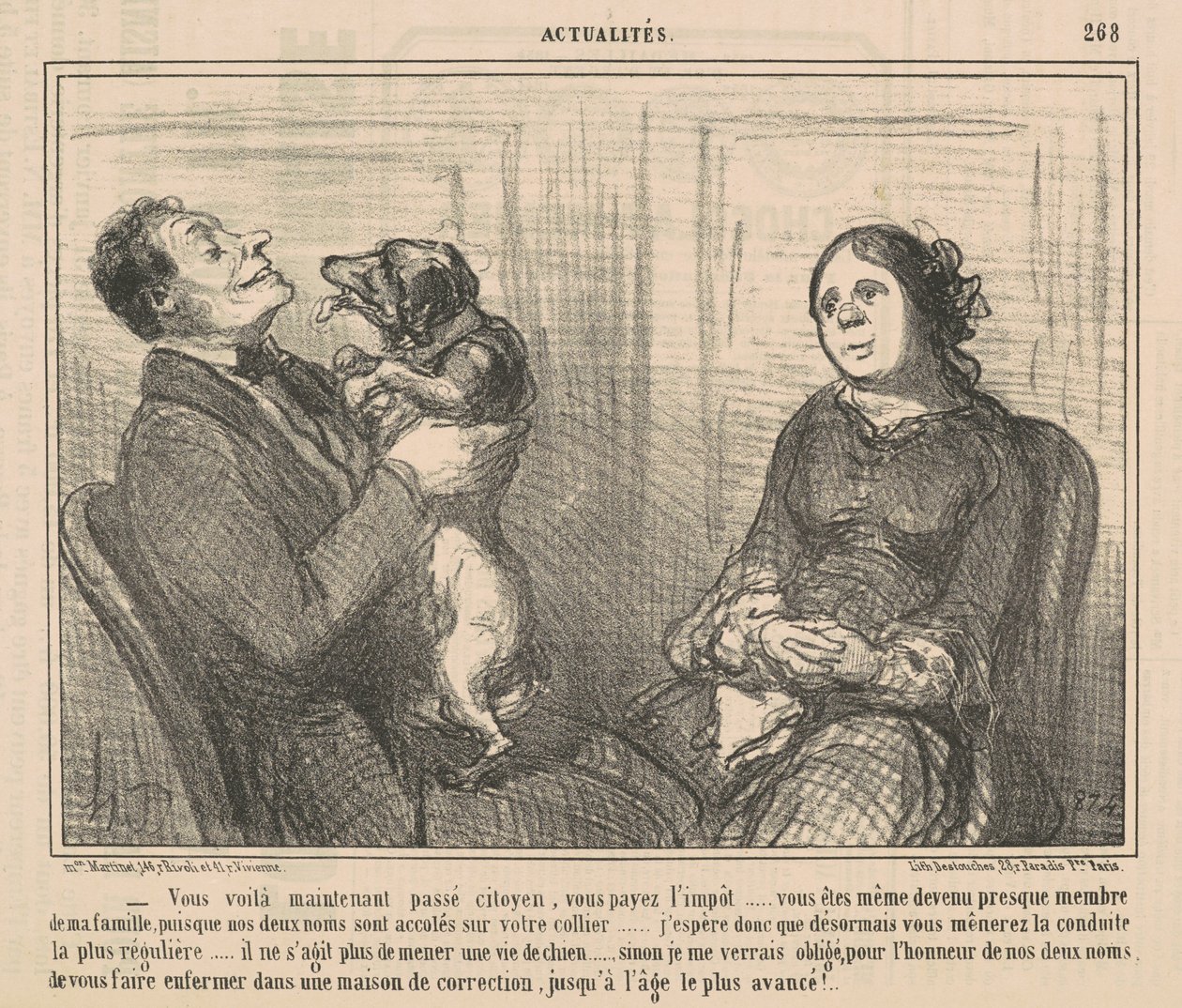 Vous voilà maintenant passé citoyen - Honoré Daumier