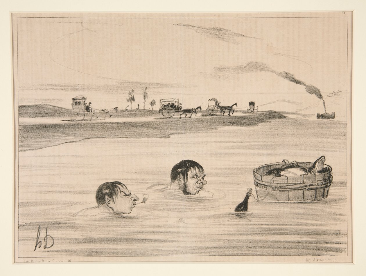 Voyage à St. Cloud - Honoré Daumier