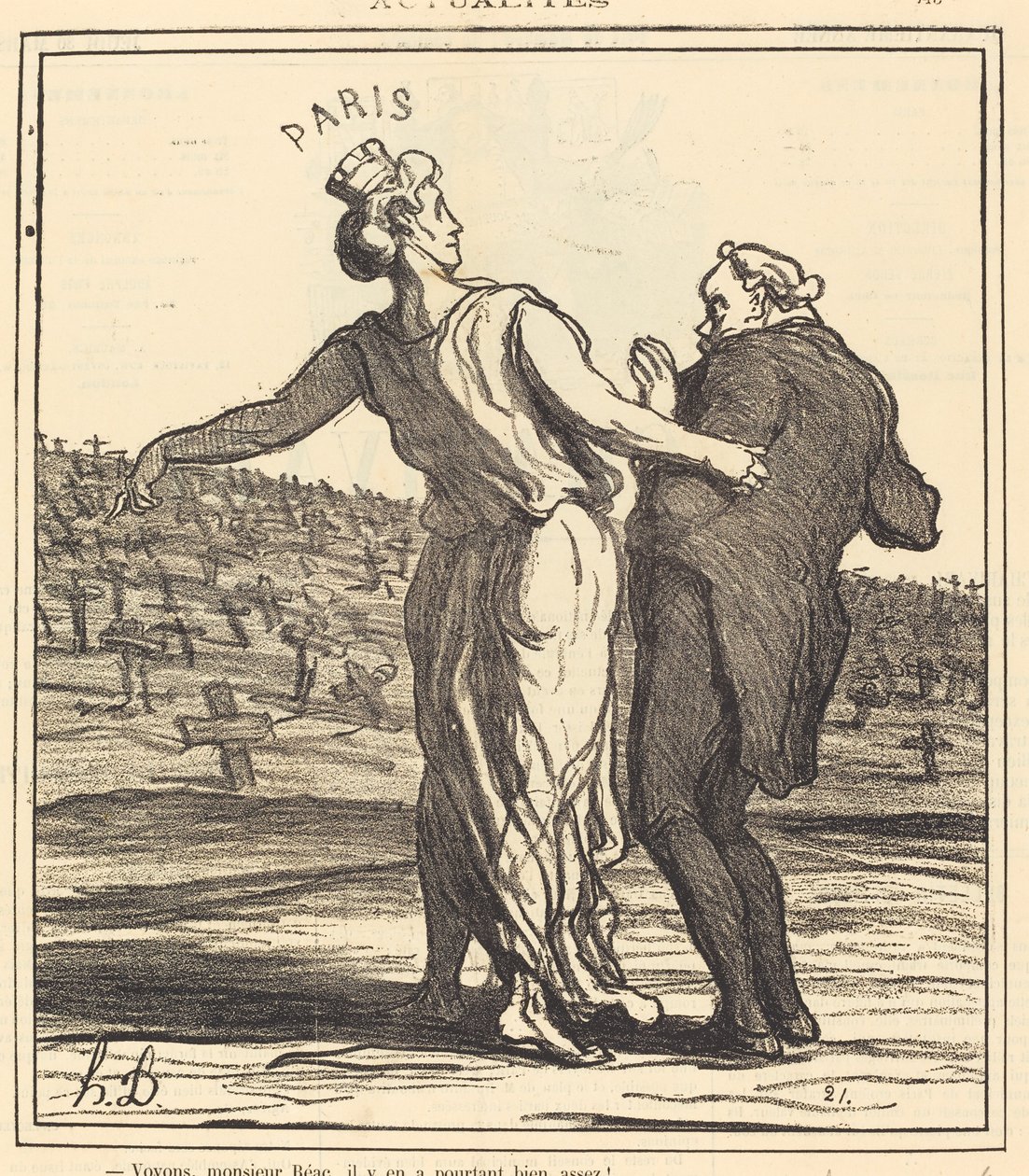 Voyons, monsieur Réac... - Honoré Daumier