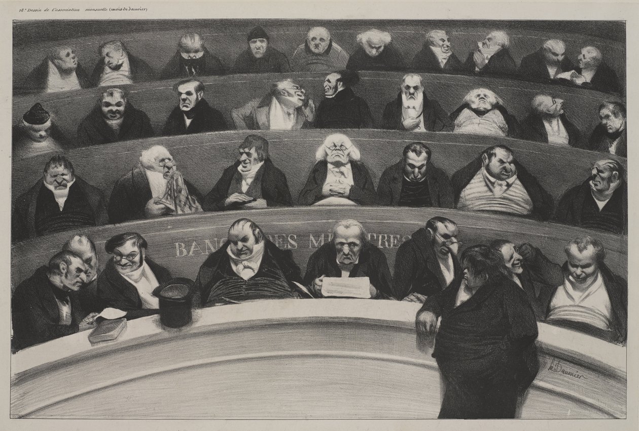 Le Ventre législatif - Honoré Daumier