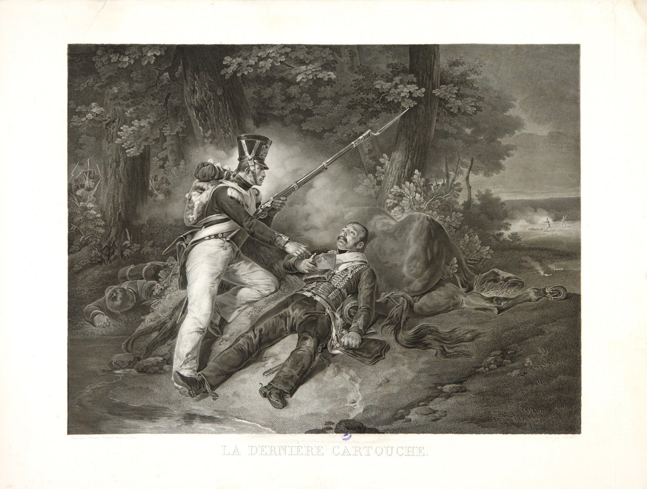 La Dernière Cartouche - Emile Jean Horace Vernet