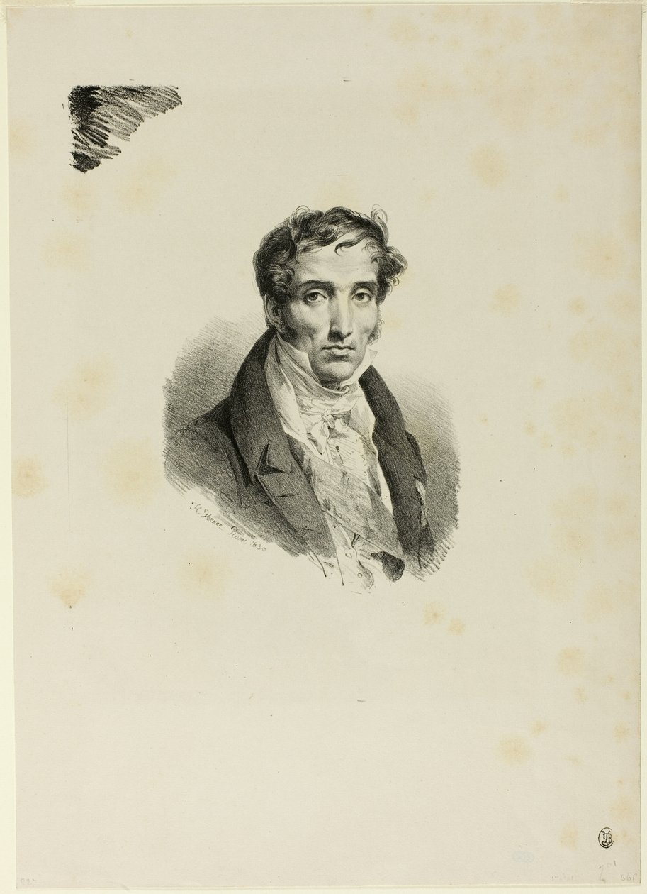 Portrait de Pierre Guérin - Emile Jean Horace Vernet