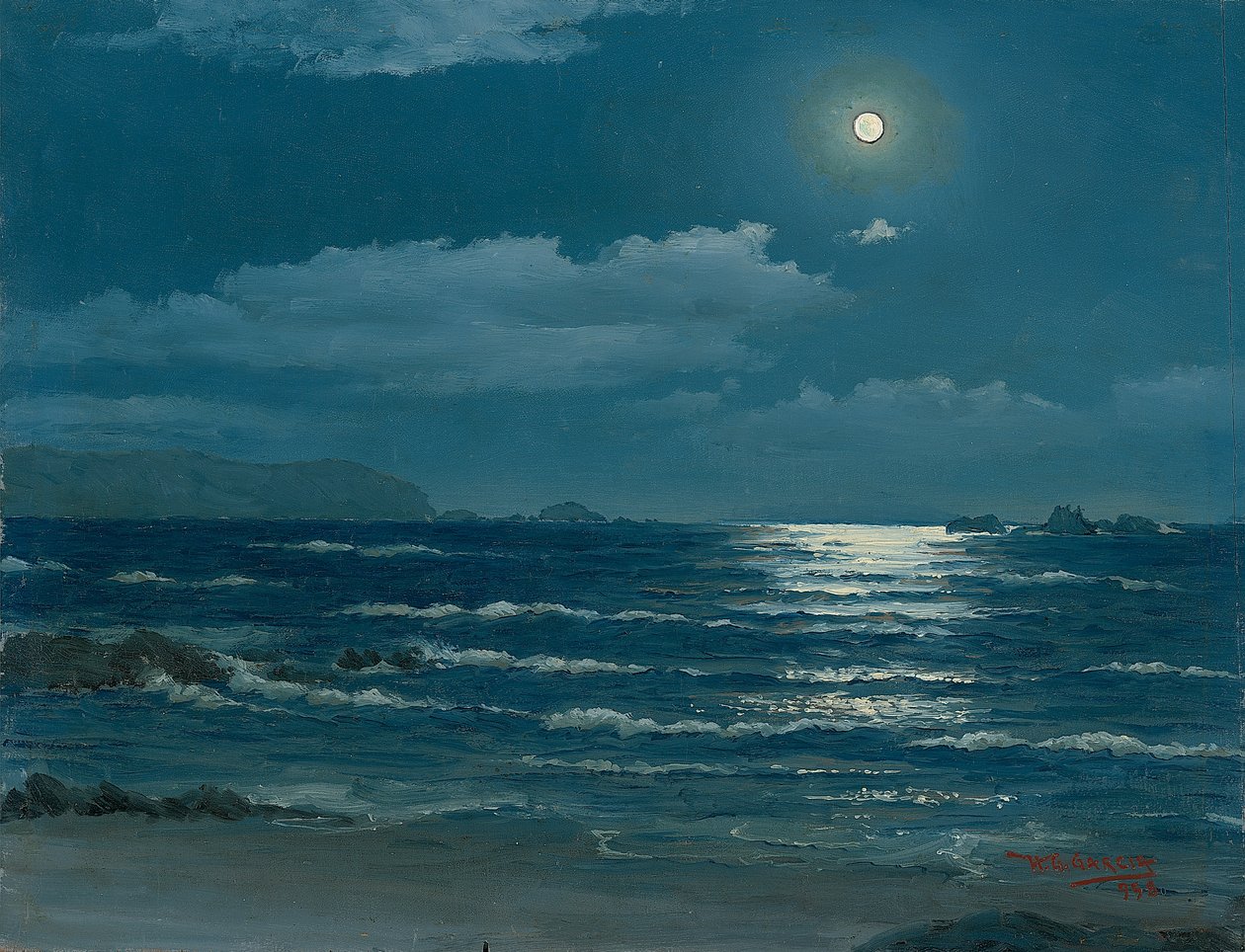 Pleine lune, Pichilemu, Chili, 1958 - Horacio G. Garcia