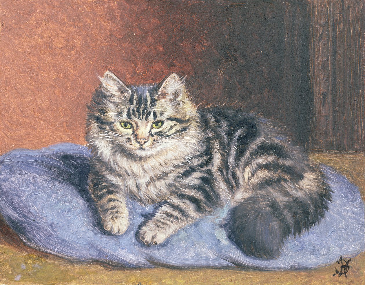 Le coussin bleu - Horatio Henry Couldery