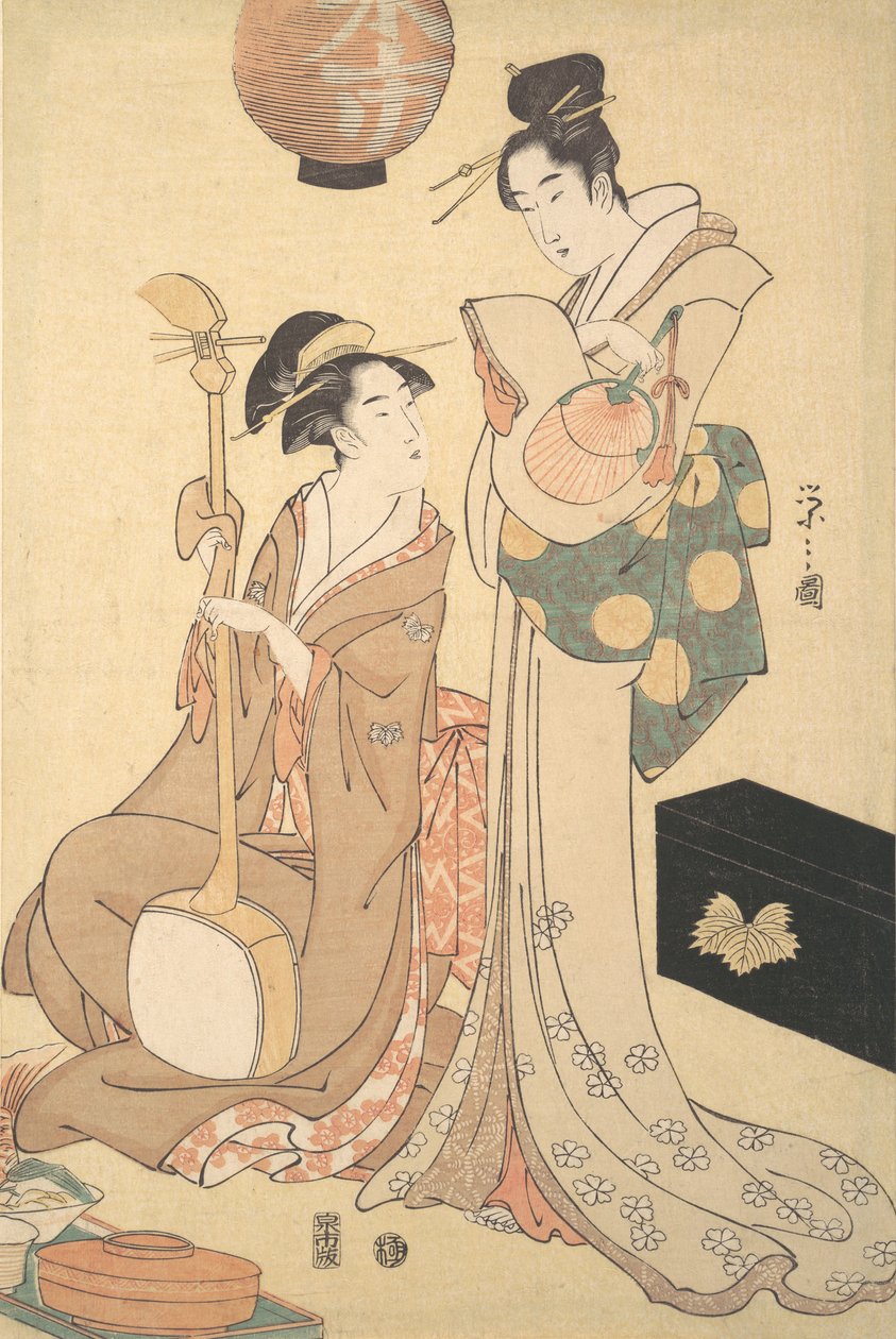 Deux geishas, vers 1792 - Hosoda Eishi