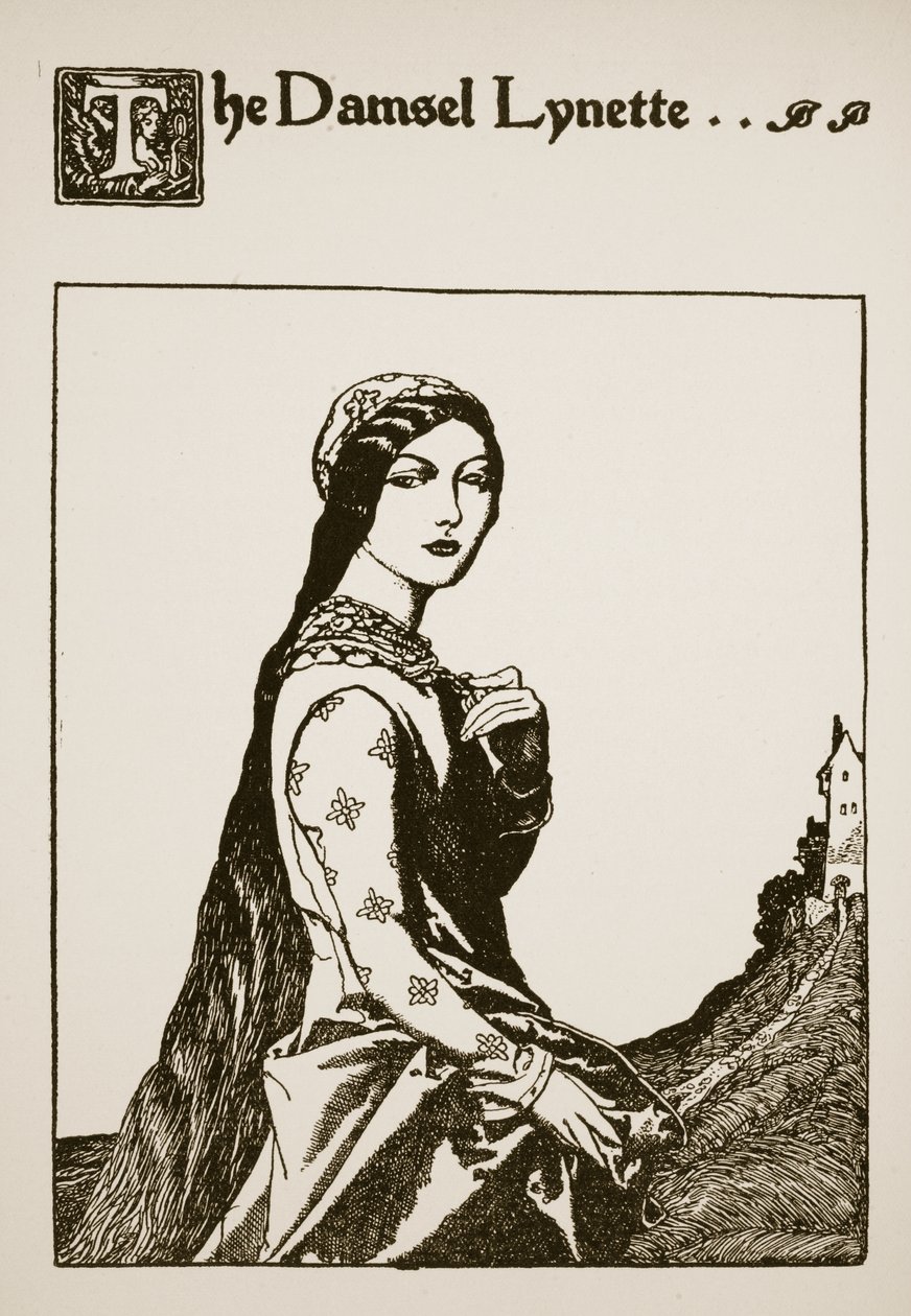 La demoiselle Lynette, illustration de 