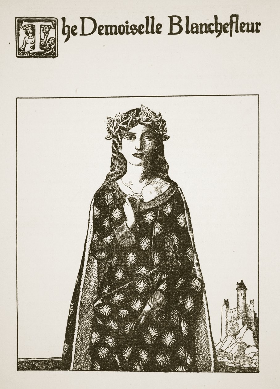 La Demoiselle Blanchefleur, illustration de 