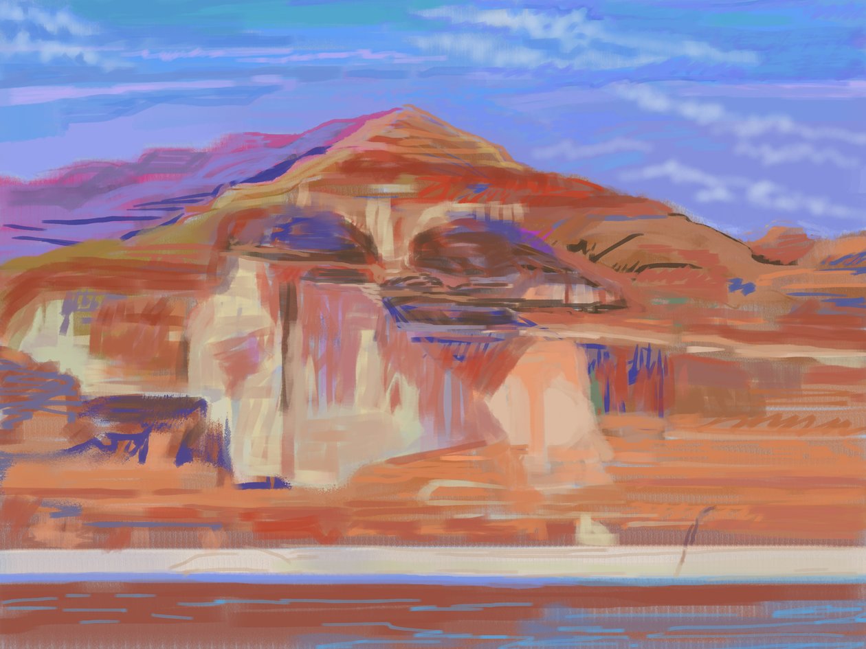 Falaises peintes, lac Powell - Howard Ganz