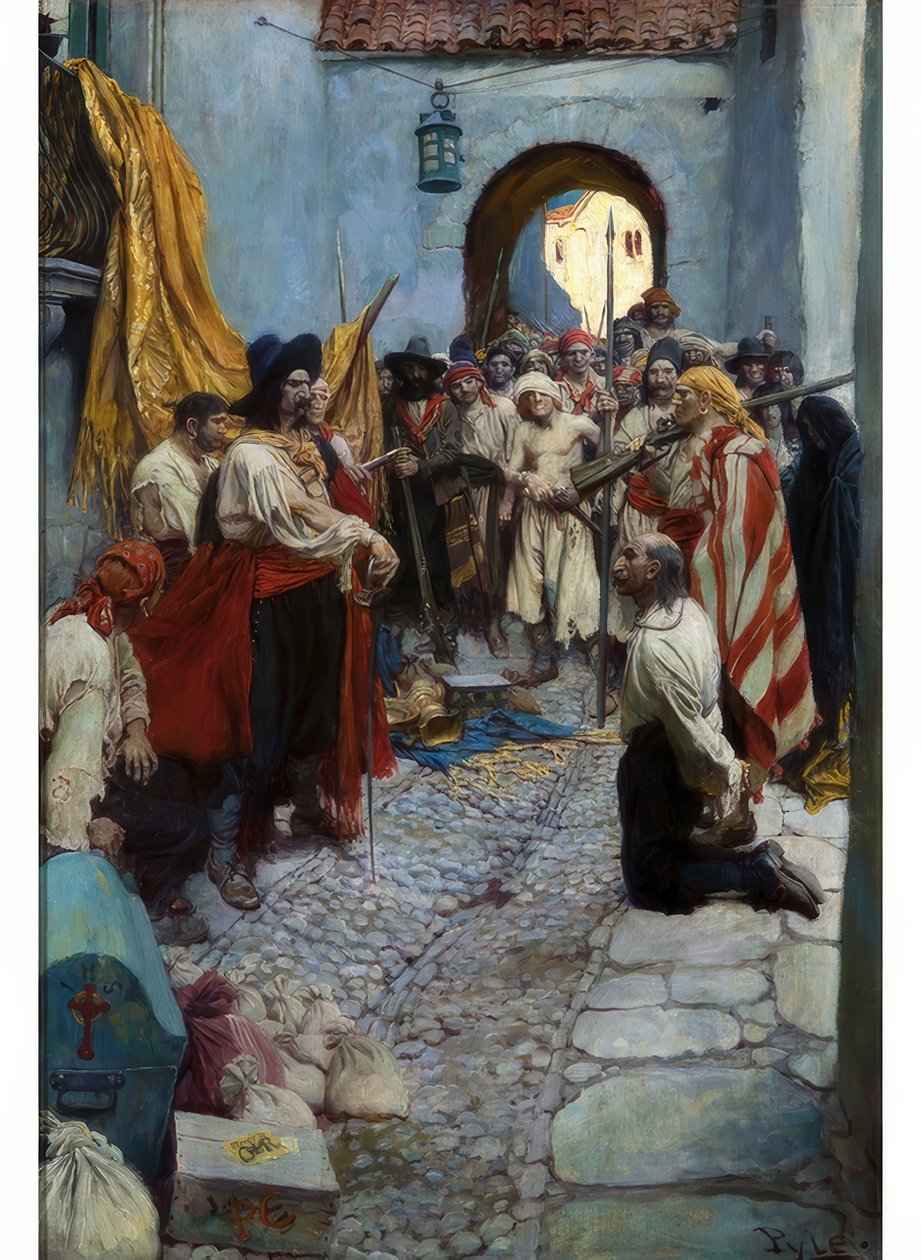 Extorquer un tribut aux citoyens - Howard Pyle
