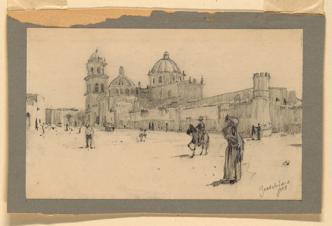 Une église à Guadalajara (Mexique) - Howard Russell Butler