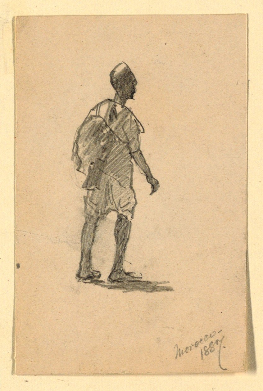 Un Maure marchant - Howard Russell Butler