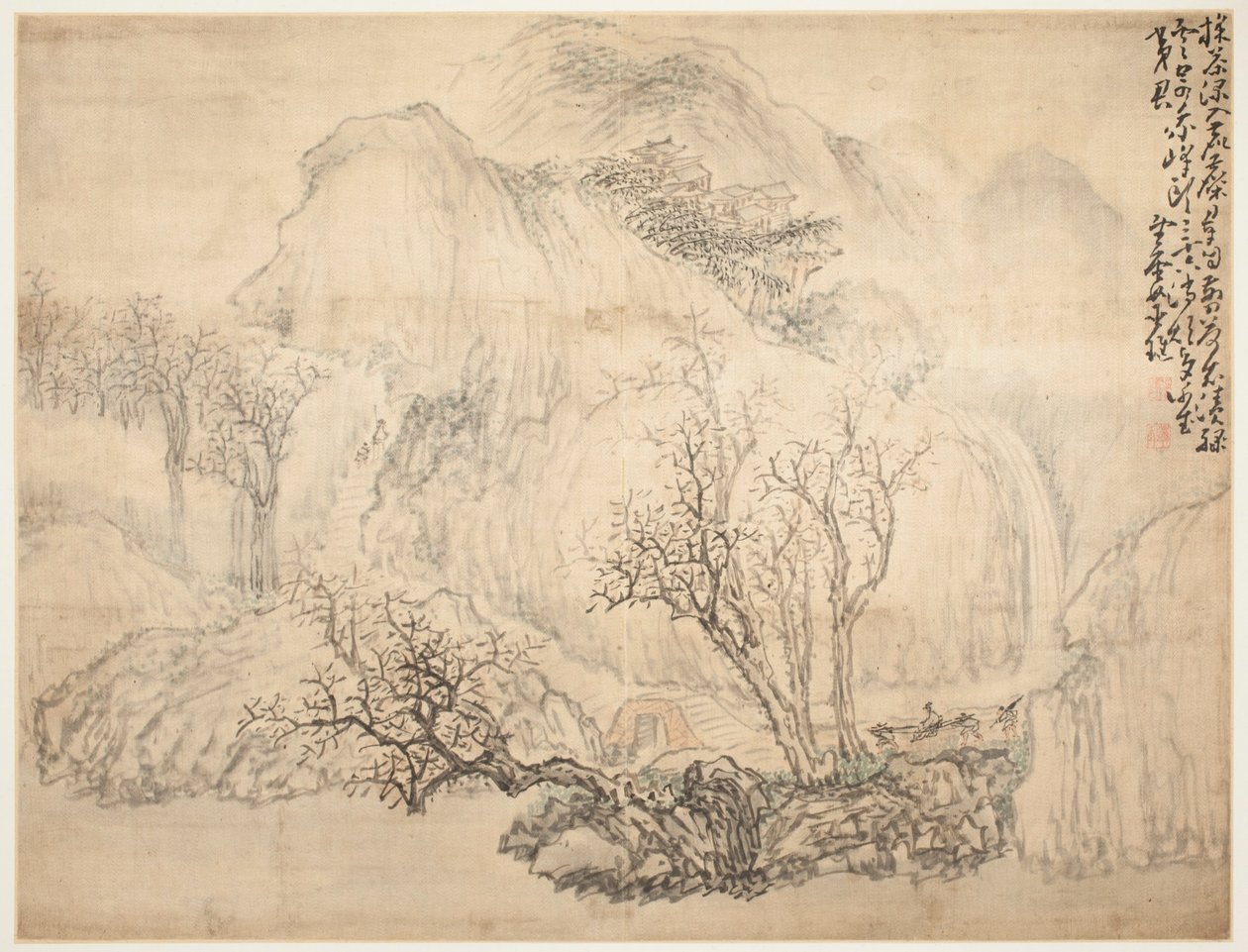 Paysages et figures : Paysage - Huang Shen