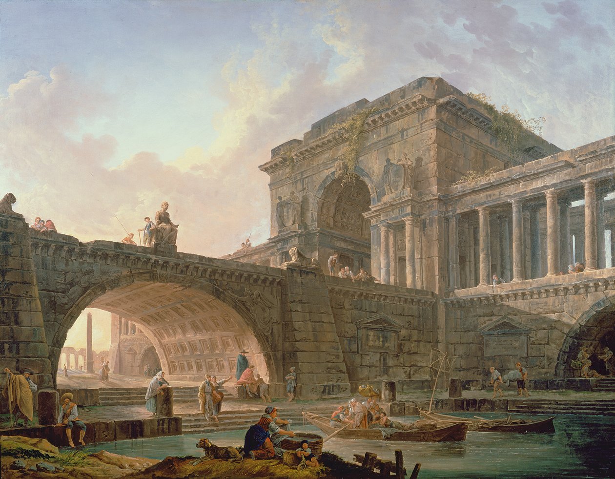 Caprice architectural - Hubert Robert