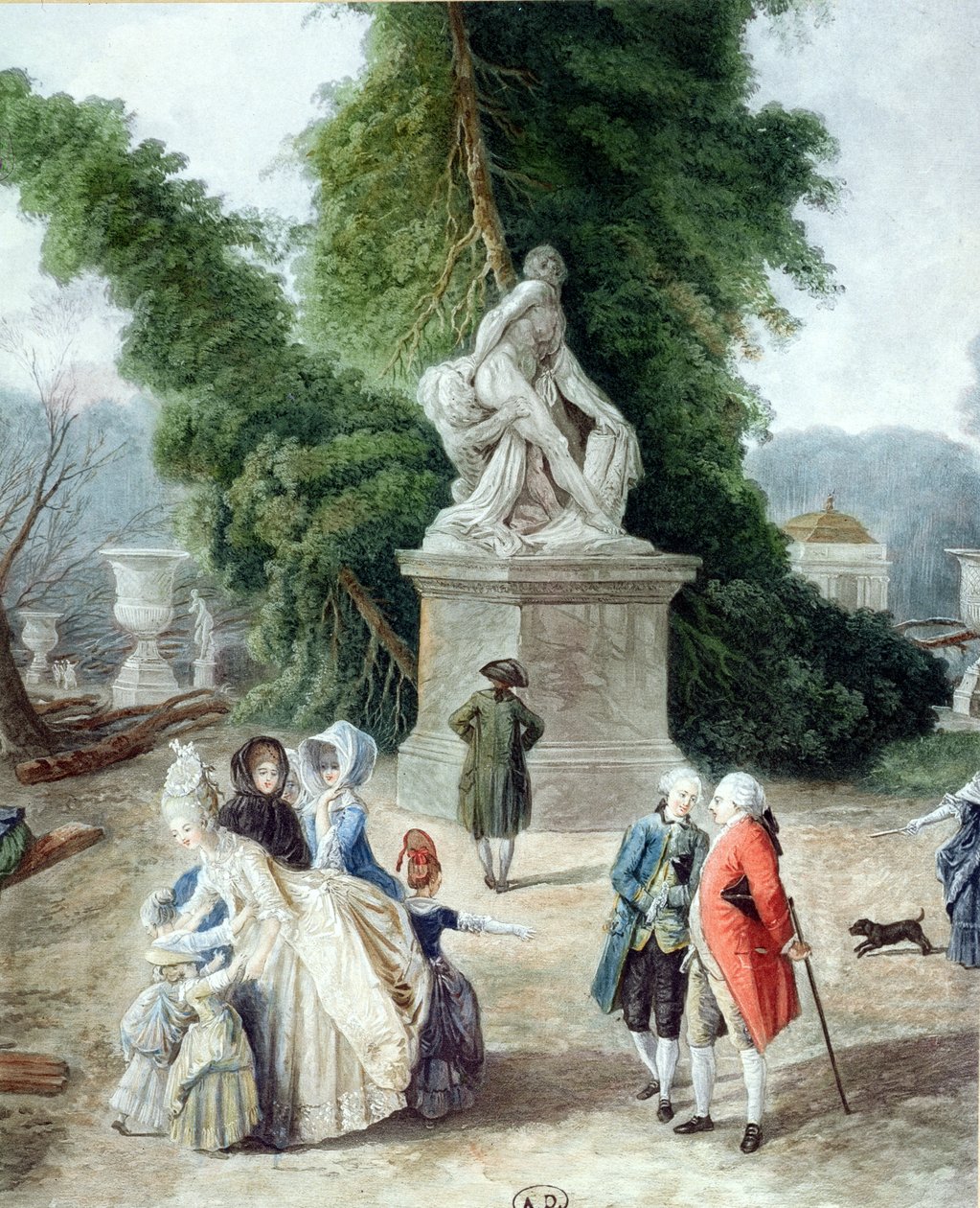Louis XVI (1754-1793) et Marie-Antoinette (1755-1793) à l