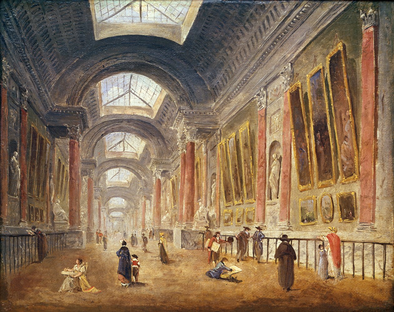 La Grande Galerie du Louvre - Hubert Robert