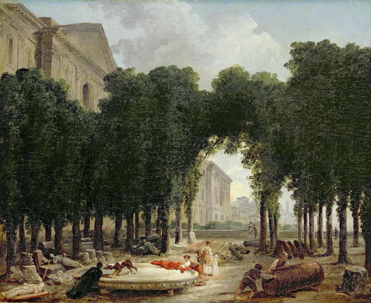 Le Louvre et les jardins de l