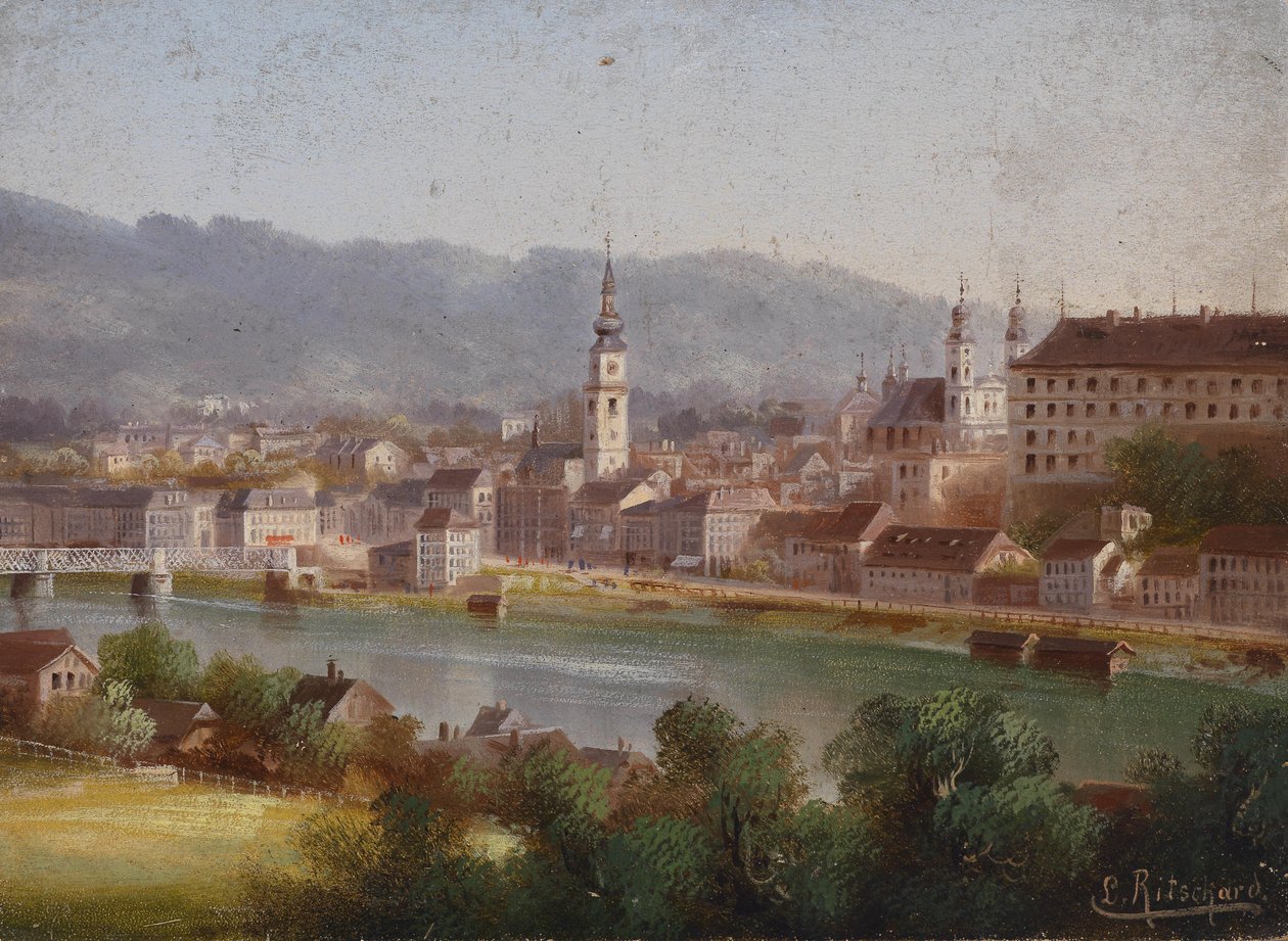 Vue sur Linz - Hubert Sattler