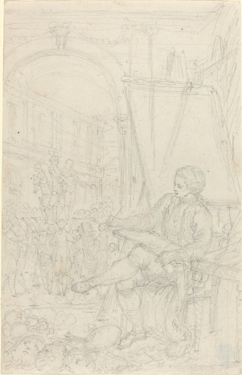 Autoportrait - Hubert Francois Gravelot