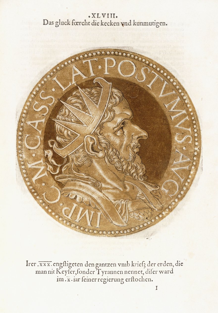 Marcus Cassianus Latinus Postumus - Hubert Goltzius