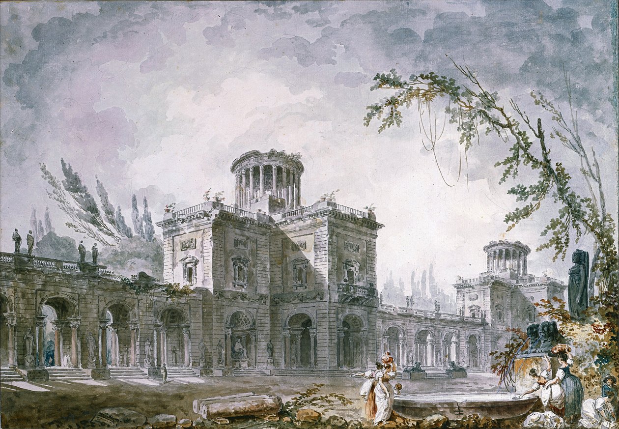 Fantaisie architecturale, 1760 - Hubert Robert