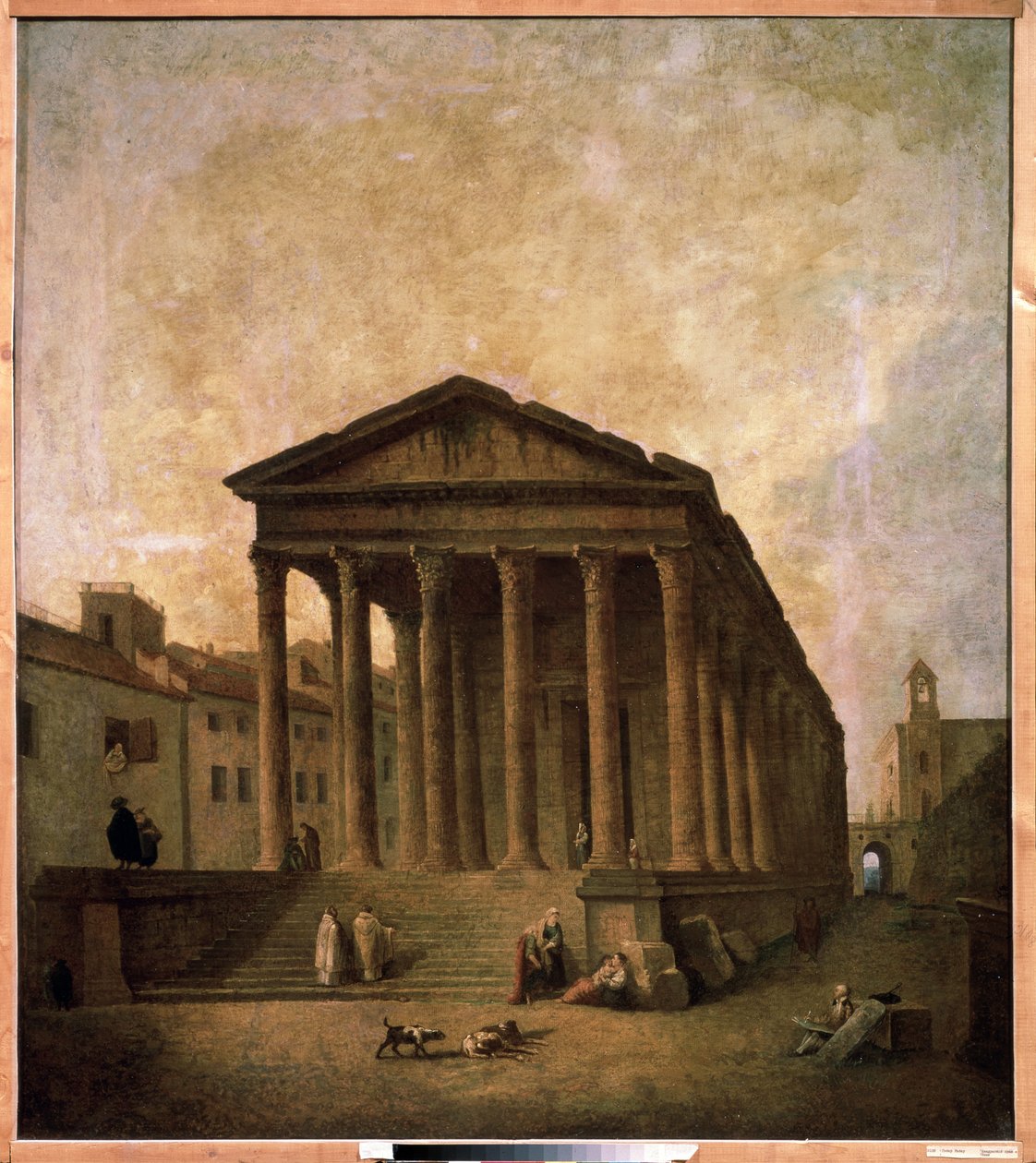 La Maison Carrée, Nîmes, c.1780 - Hubert Robert