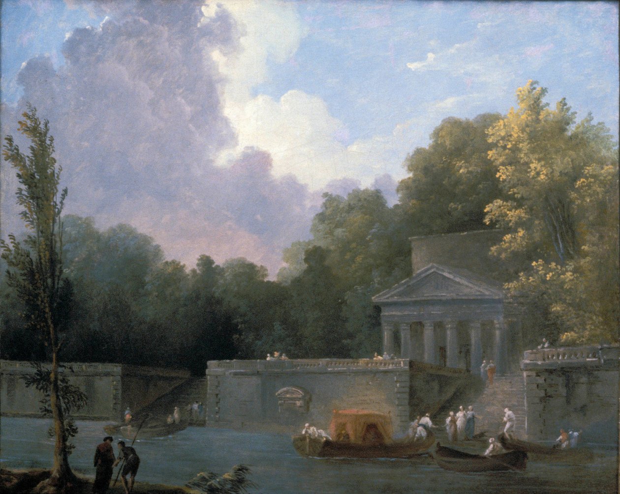 Scène de parc - Hubert Robert