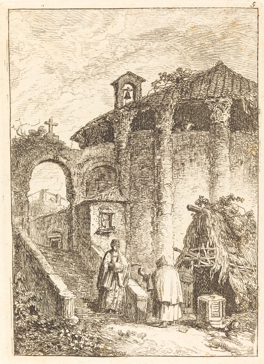 Le temple ancien - Hubert Robert