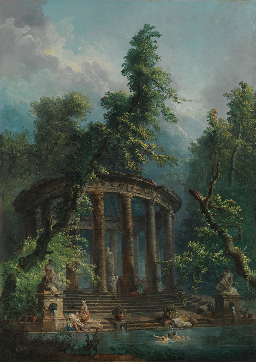 La Piscine - Hubert Robert