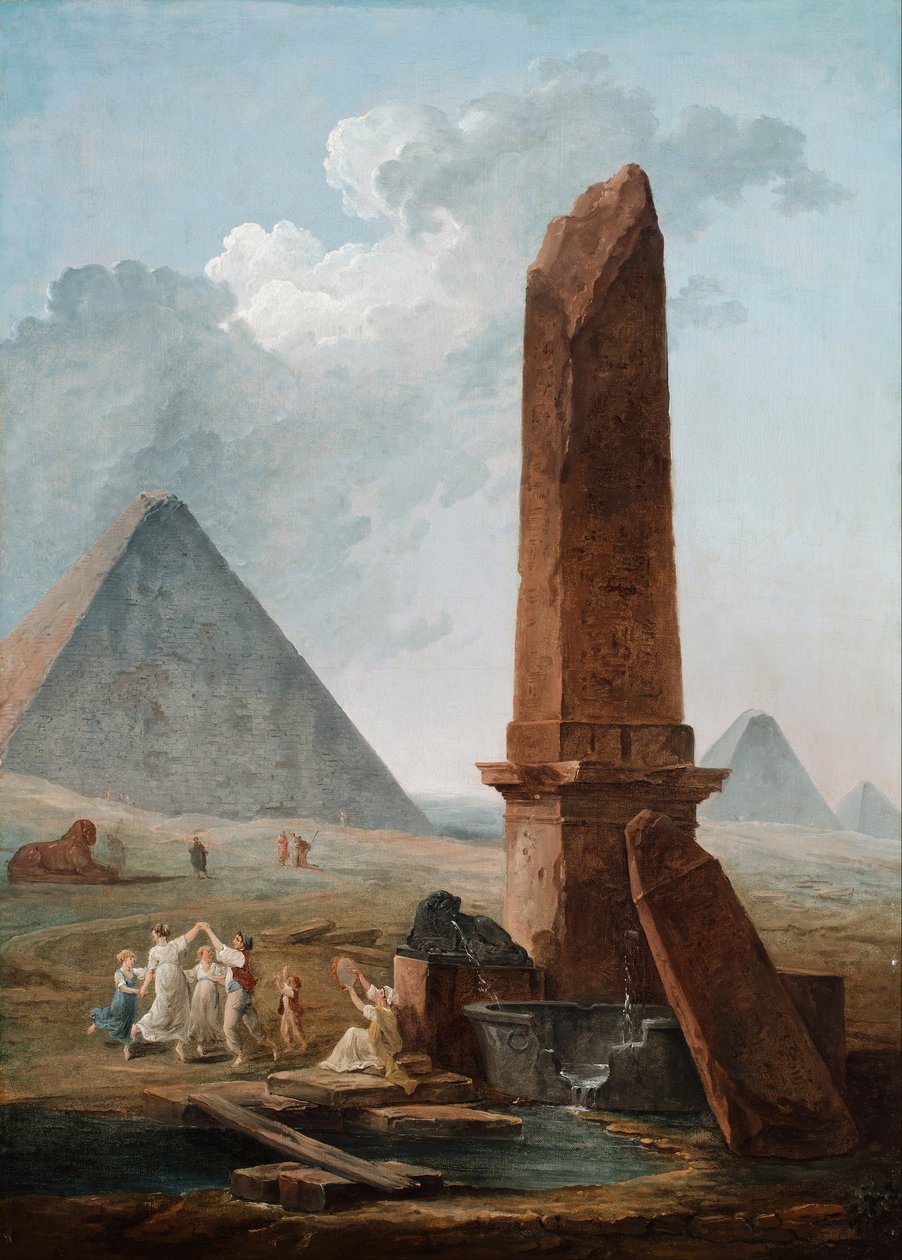 La Farandole parmi les monuments égyptiens - Hubert Robert
