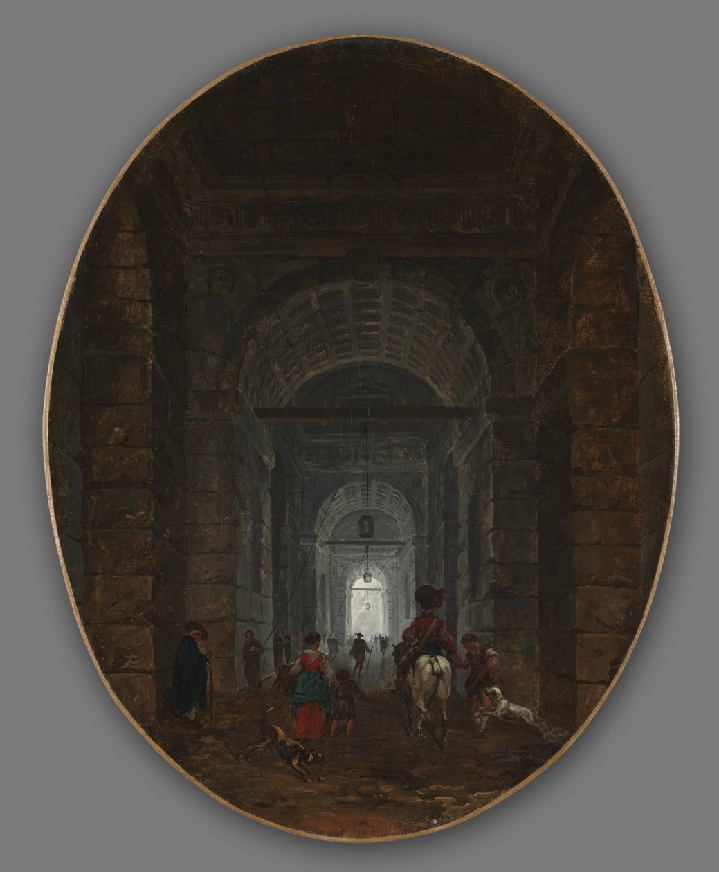 La grotte de Posillipo, vers 1769 - Hubert Robert