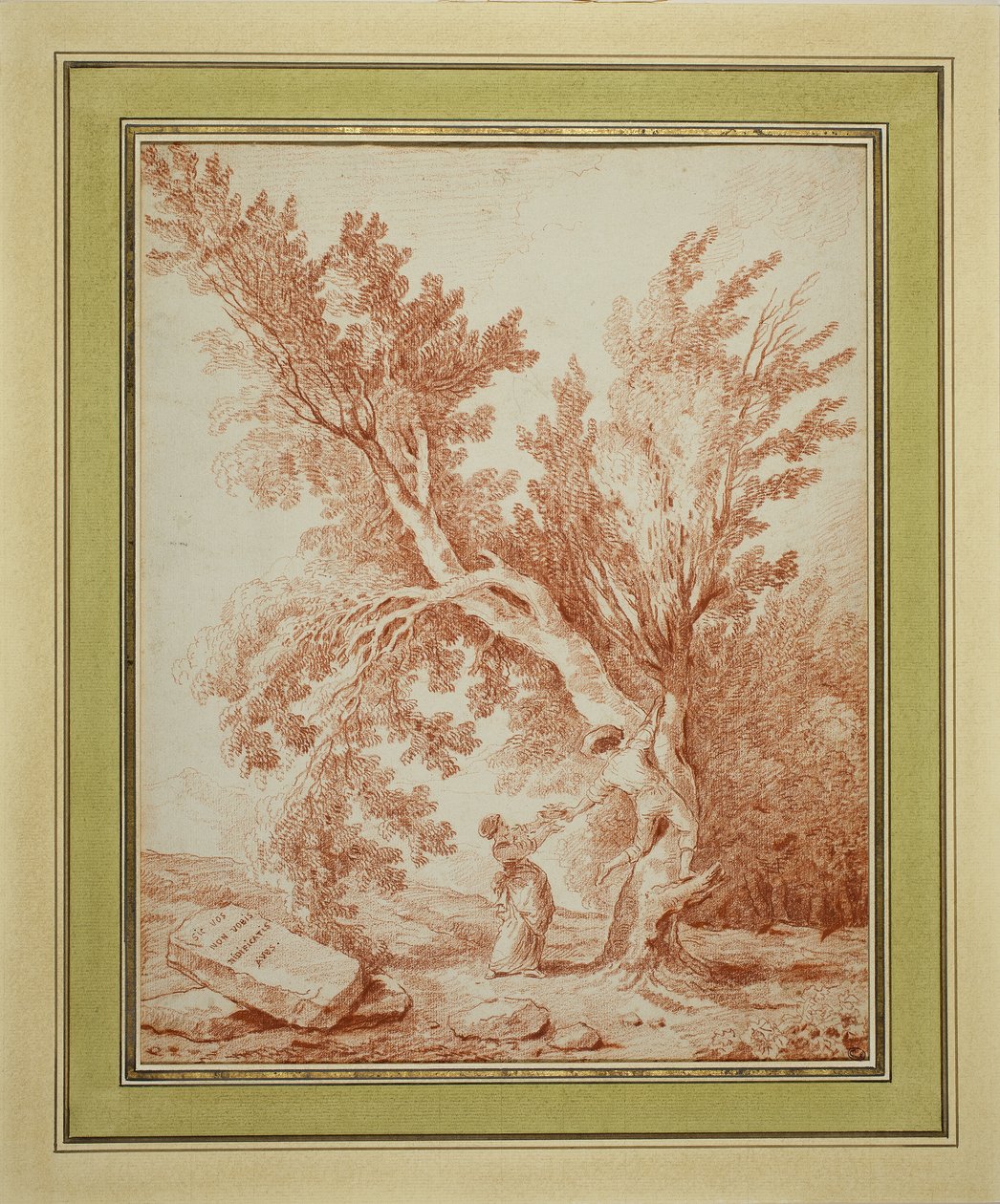 Le voleur de nid - Hubert Robert